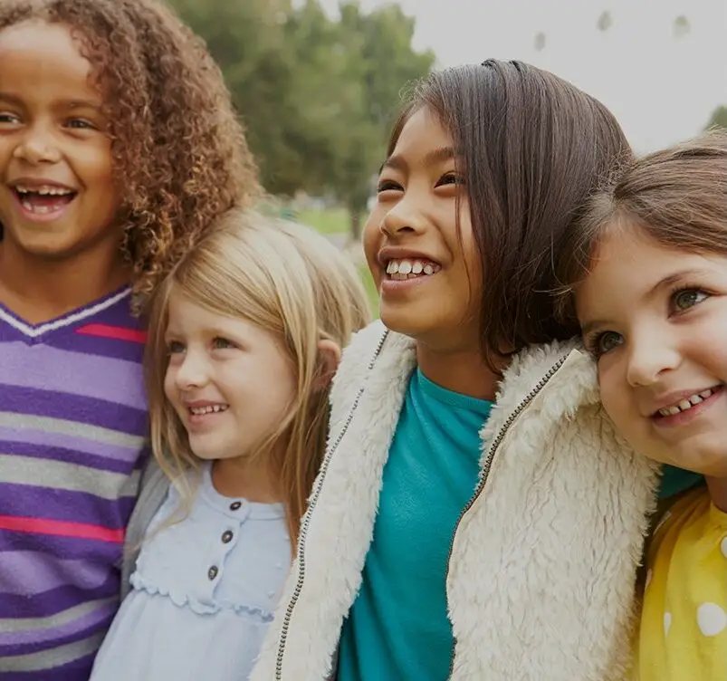 Happy diverse kids parent-based counselling Calgary