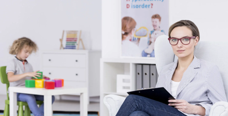 Psychologist conducting complex psychoeducational assessment in Calgary.
