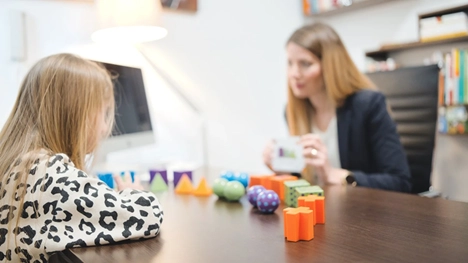 Psychoeducational assessment Autism with child and specialist